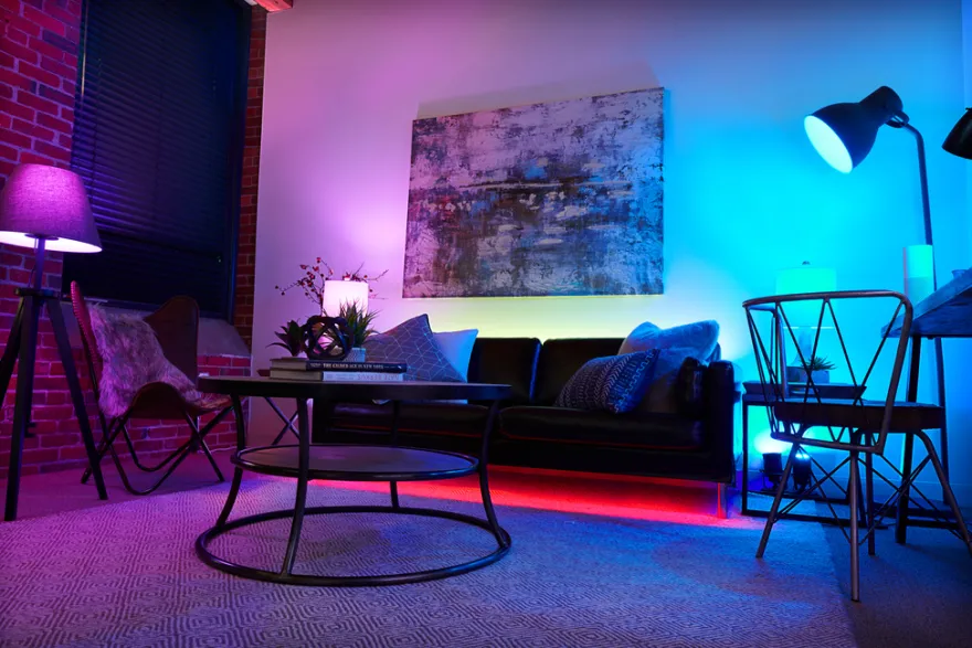 LEDVANCE SMART+ spotpære PAR16 farve GU10 5 W