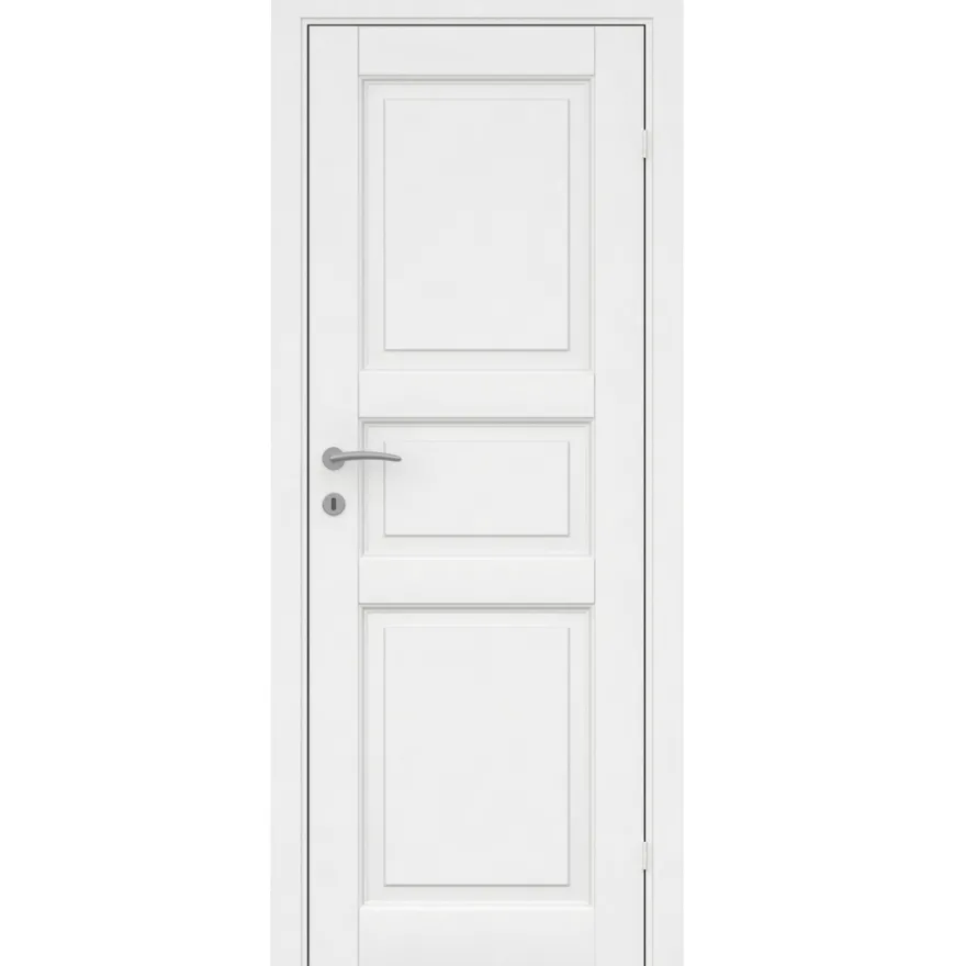 Optimal hvidmalet formpresset dør 62,5 x 204 cm