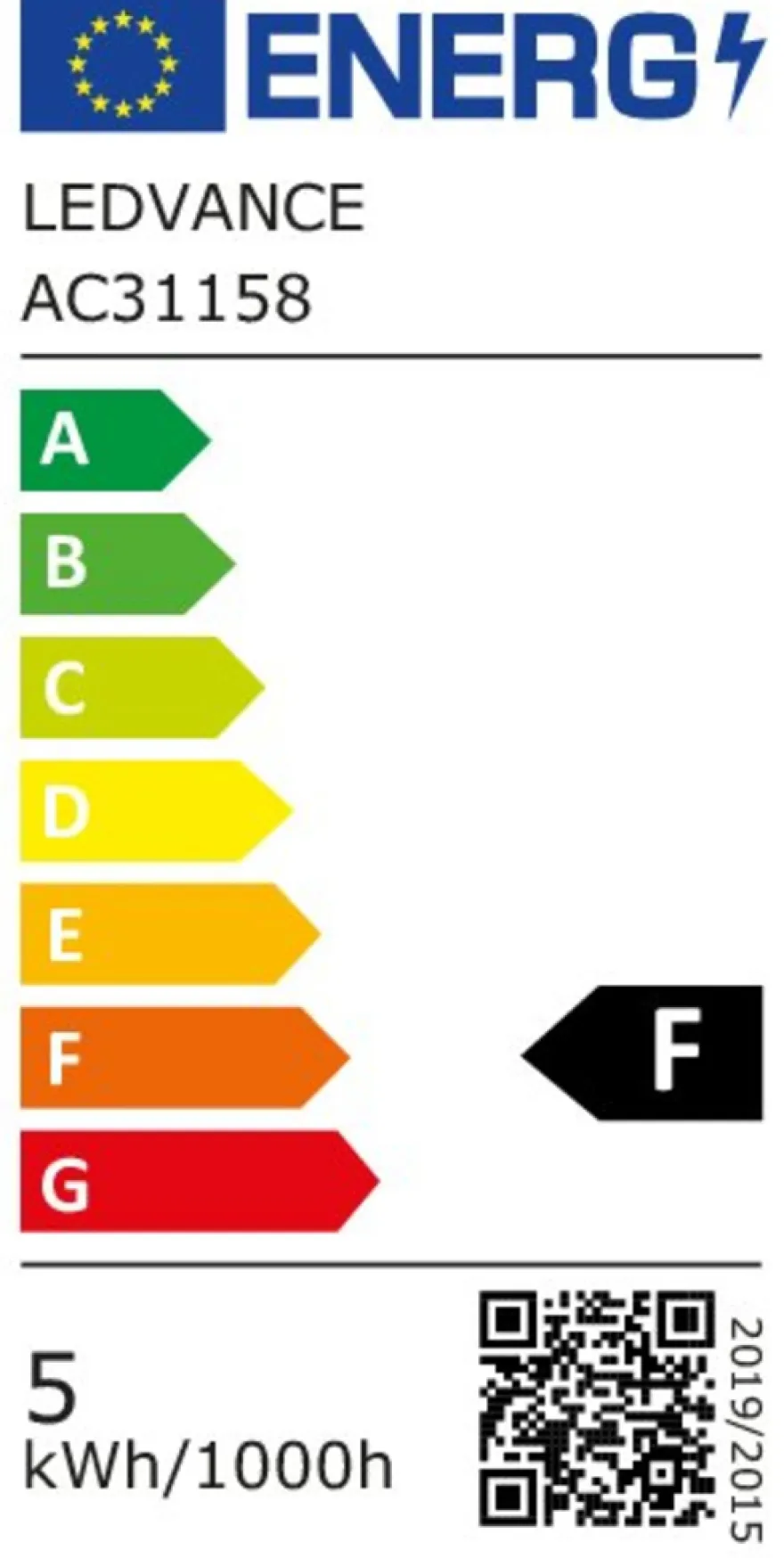 Osram LED kertepære E14 4,9 W 3-pk.