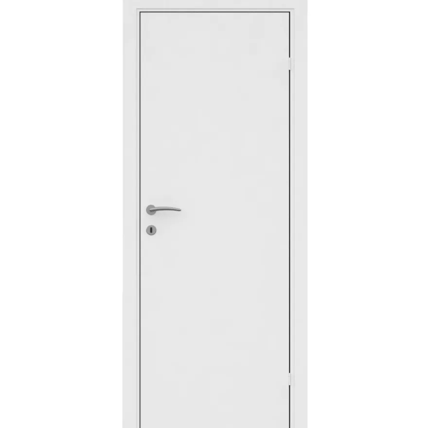 Stabil hvidmalet dør 82,5 x 204 cm